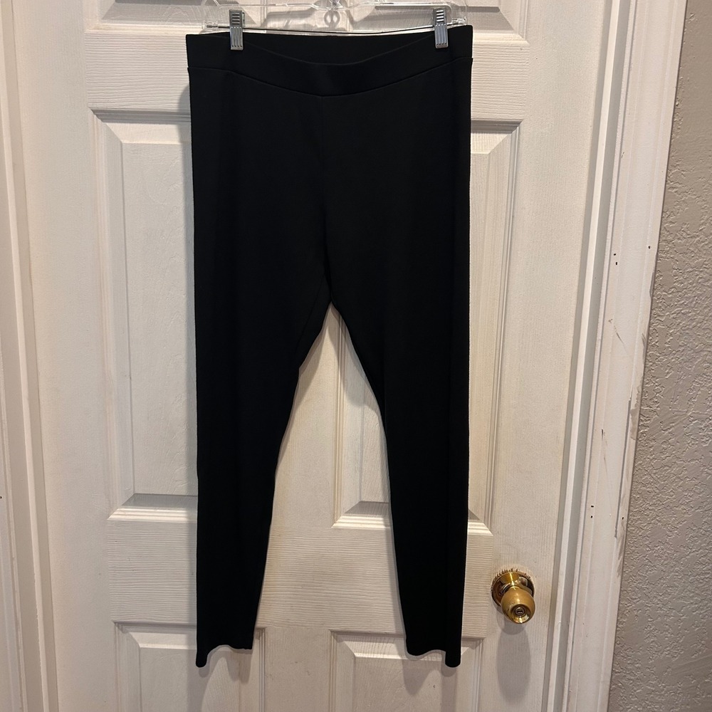 ANN TAYLOR LOFT Lounge Women's‎ Black Leggings Athleisure Pants Size Large